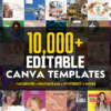 10,000+ Canva Editable Templates